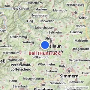 Kartenvorschau Bell (Hunsrück)