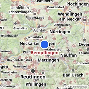Kartenvorschau Bempflingen
