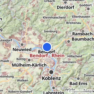 Kartenvorschau Bendorf - Rhein