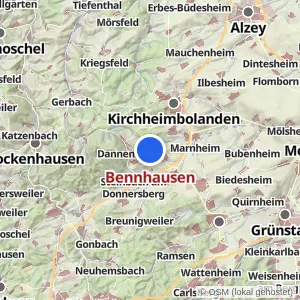 Kartenvorschau Bennhausen