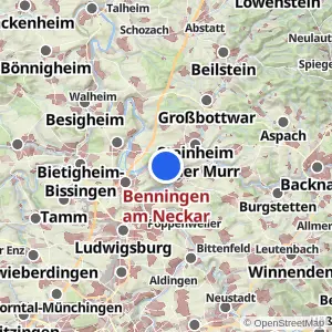 Kartenvorschau Benningen am Neckar