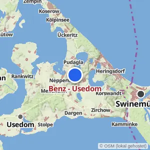 Kartenvorschau Benz - Usedom