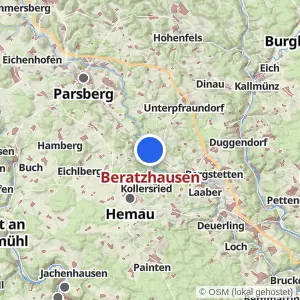 Kartenvorschau Beratzhausen