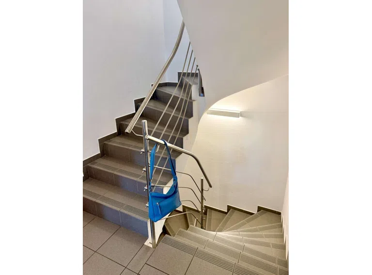 Treppe zum Dachstudio