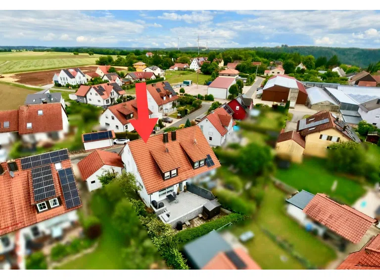 Lage im Wohngebiet