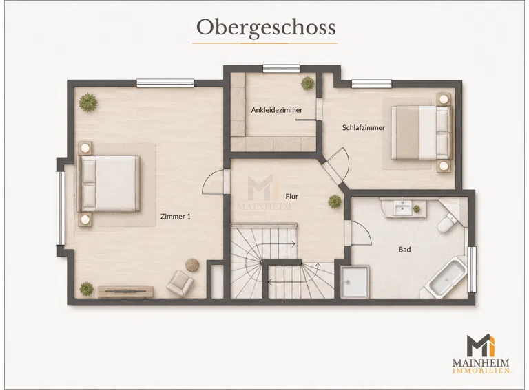 Grundriss Obergeschoss