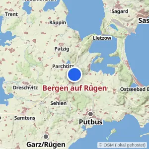 Kartenvorschau Bergen auf Rügen