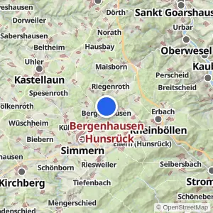 Kartenvorschau Bergenhausen - Hunsrück