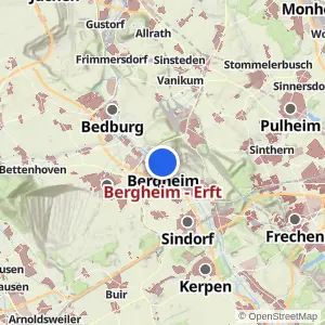 Kartenvorschau Bergheim - Erft