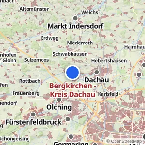 Kartenvorschau Bergkirchen - Kreis Dachau