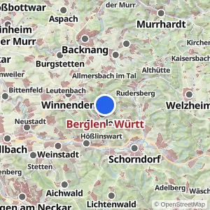 Kartenvorschau Berglen - Württ
