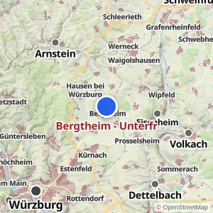 Kartenvorschau Bergtheim - Unterfr