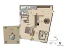 Grundriss Insel 9 HP