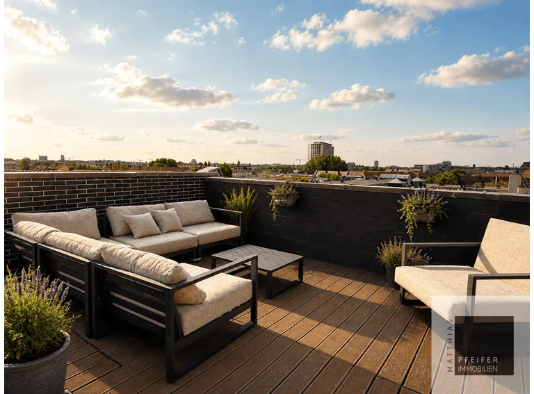 Aufdachterrasse