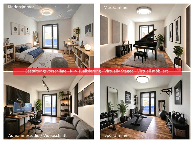 Schallisoliertes Zimmer