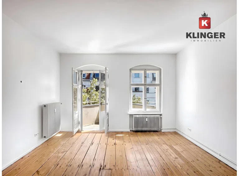 Wohnzimmer - Zugang zum Balkon