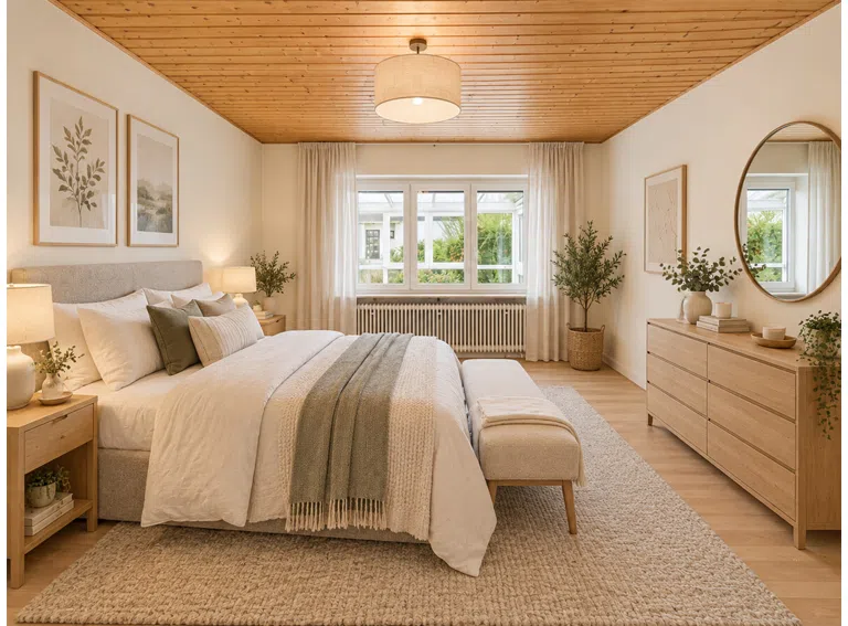 Schlafzimmer visualisiert