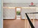 Blick von der Treppe des Untergeschosses in den Flur