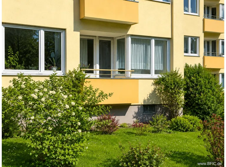 Balkon, Hausansicht