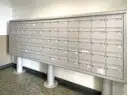 Hauseingang Briefkästen