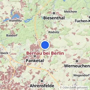 Kartenvorschau Bernau bei Berlin