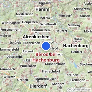 Kartenvorschau Berod bei Hachenburg