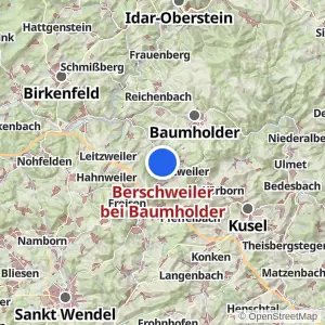 Kartenvorschau Berschweiler bei Baumholder