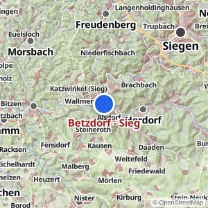 Kartenvorschau Betzdorf - Sieg