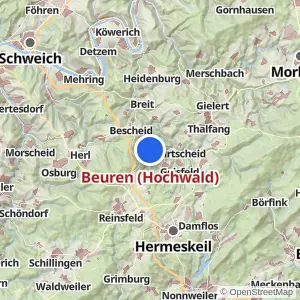 Kartenvorschau Beuren (Hochwald)