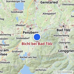 Kartenvorschau Bichl bei Bad Tölz