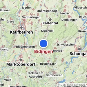 Kartenvorschau Bidingen