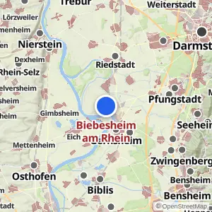 Kartenvorschau Biebesheim am Rhein