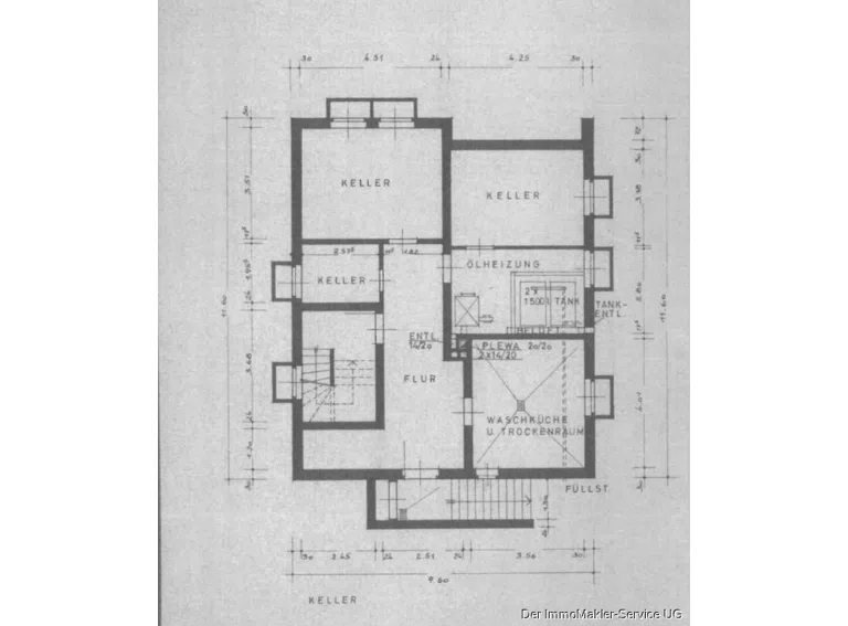 Grundriss Keller