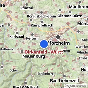 Kartenvorschau Birkenfeld - Württ