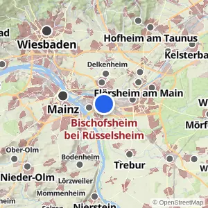 Kartenvorschau Bischofsheim bei Rüsselsheim