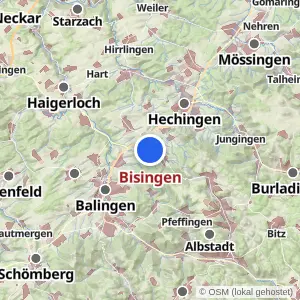 Kartenvorschau Bisingen