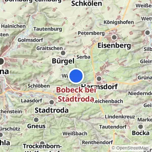 Kartenvorschau Bobeck bei Stadtroda