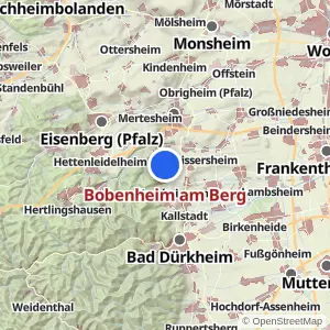 Kartenvorschau Bobenheim am Berg