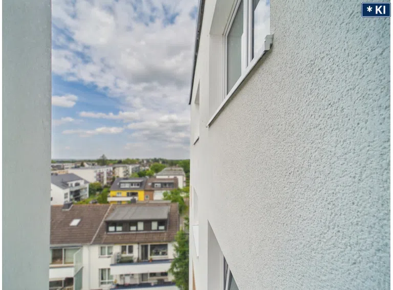 Frisch sanierte Fassade