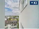 Frisch sanierte Fassade