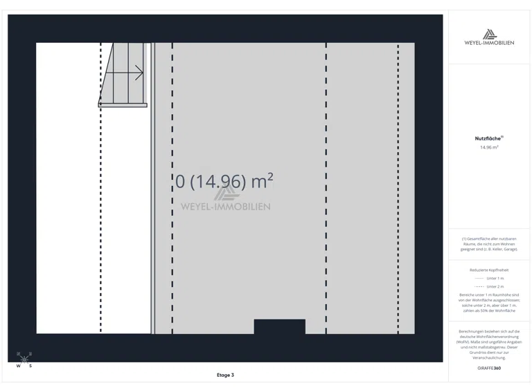 Spitzboden Grundriss
