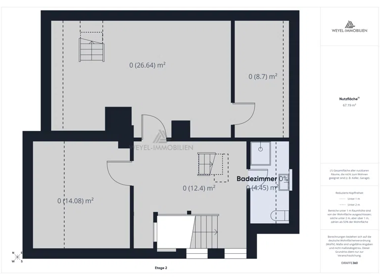 Dachgeschoss Grundriss
