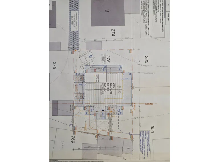 Lageplan Neubau