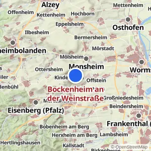 Kartenvorschau Bockenheim an der Weinstraße