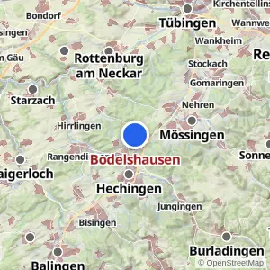 Kartenvorschau Bodelshausen