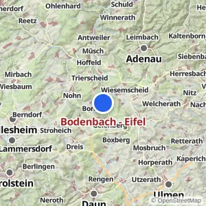 Kartenvorschau Bodenbach - Eifel