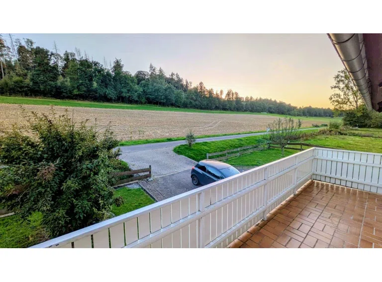 Blick vom Balkon