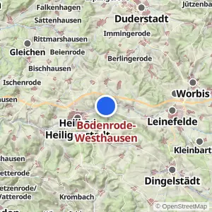 Kartenvorschau Bodenrode-Westhausen