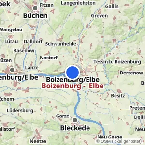 Kartenvorschau Boizenburg -  Elbe