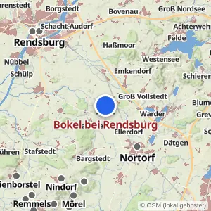 Kartenvorschau Bokel bei Rendsburg